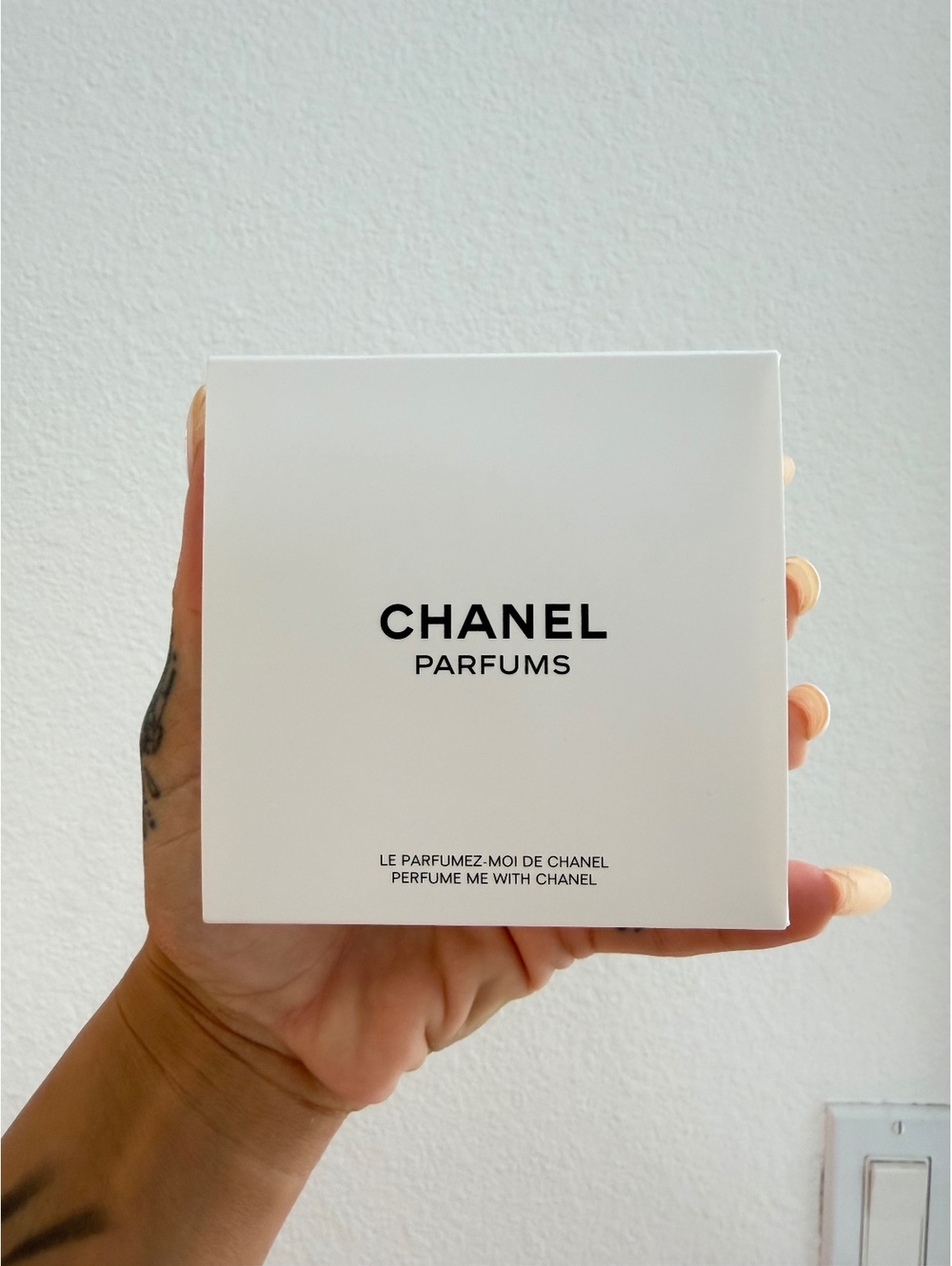 Chanel Parfums Fragrance Diffuser White Camellia Flower Box VIP GWP